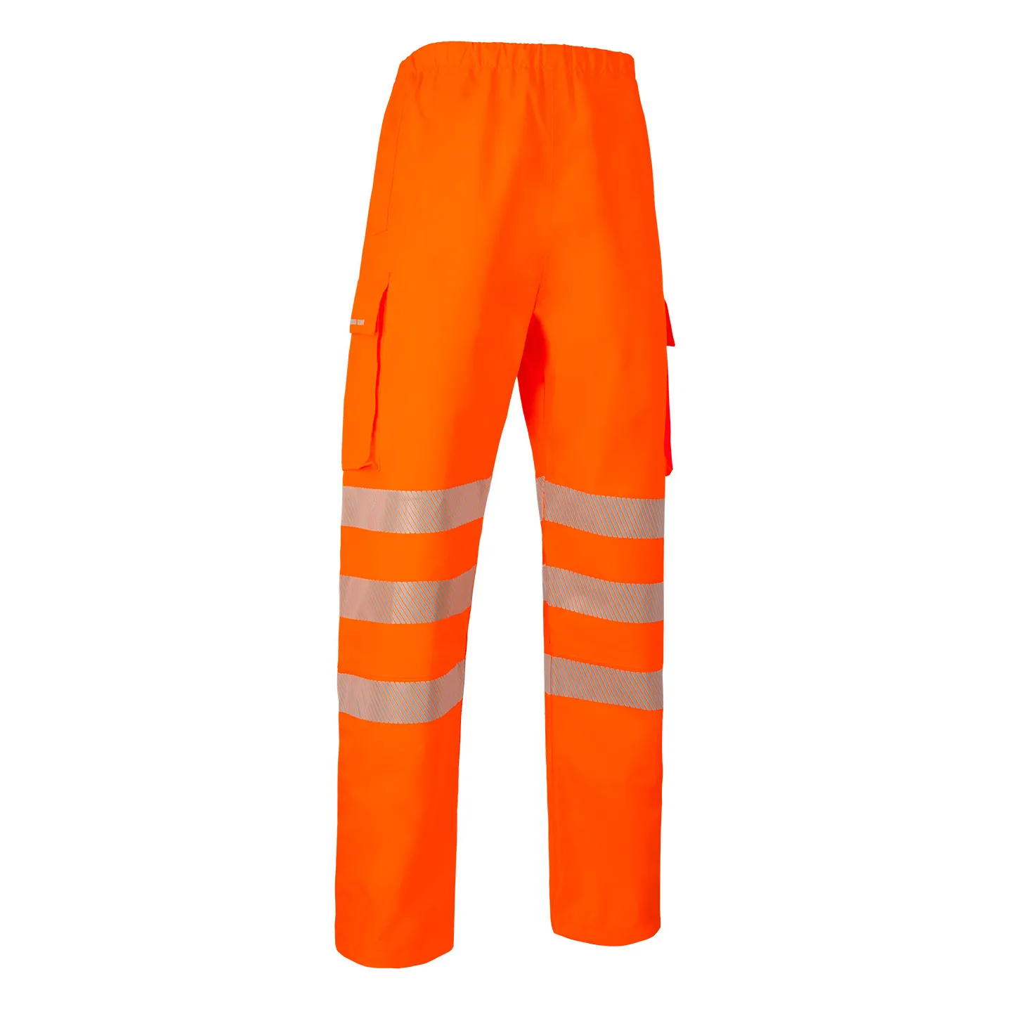 Beeswift Deltic Hi-Vis Ripstop Breathable and Waterproof Rail OverTrouser — Orange